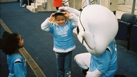 Esme Morgan en un partido del City